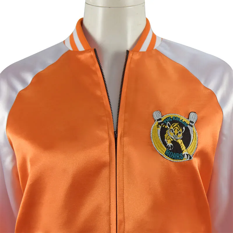 Gunpowder Milkshake Jacket Sam Bomber Orange Jacket Coat Cosplay Costume ACcosplay