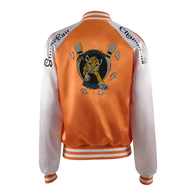 Gunpowder Milkshake Jacket Sam Bomber Orange Jacket Coat Cosplay Costume ACcosplay