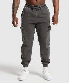 Gymshark Premium Legacy Cargo Pants - Black