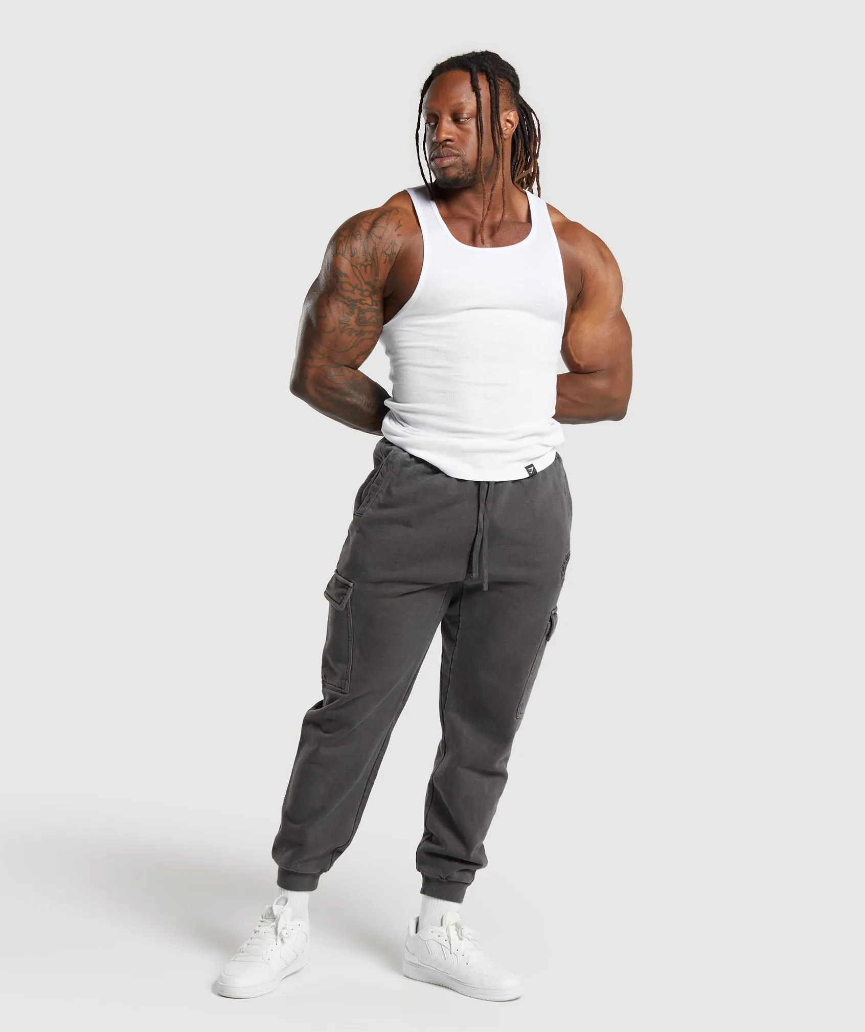 Gymshark Premium Legacy Cargo Pants - Black