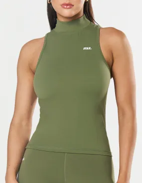 High Neck Body Tank NANDEX ™ - Khaki