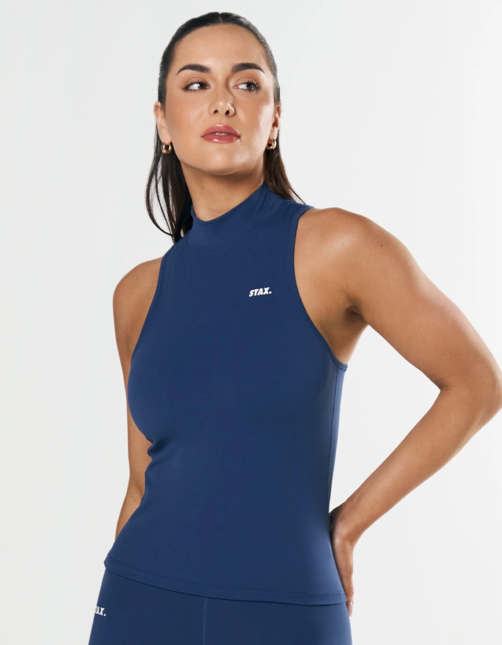 High Neck Body Tank NANDEX ™ - Navy