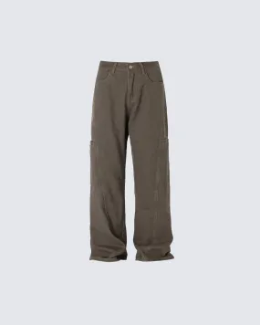 High-Waisted American Vintage Cargo Pants