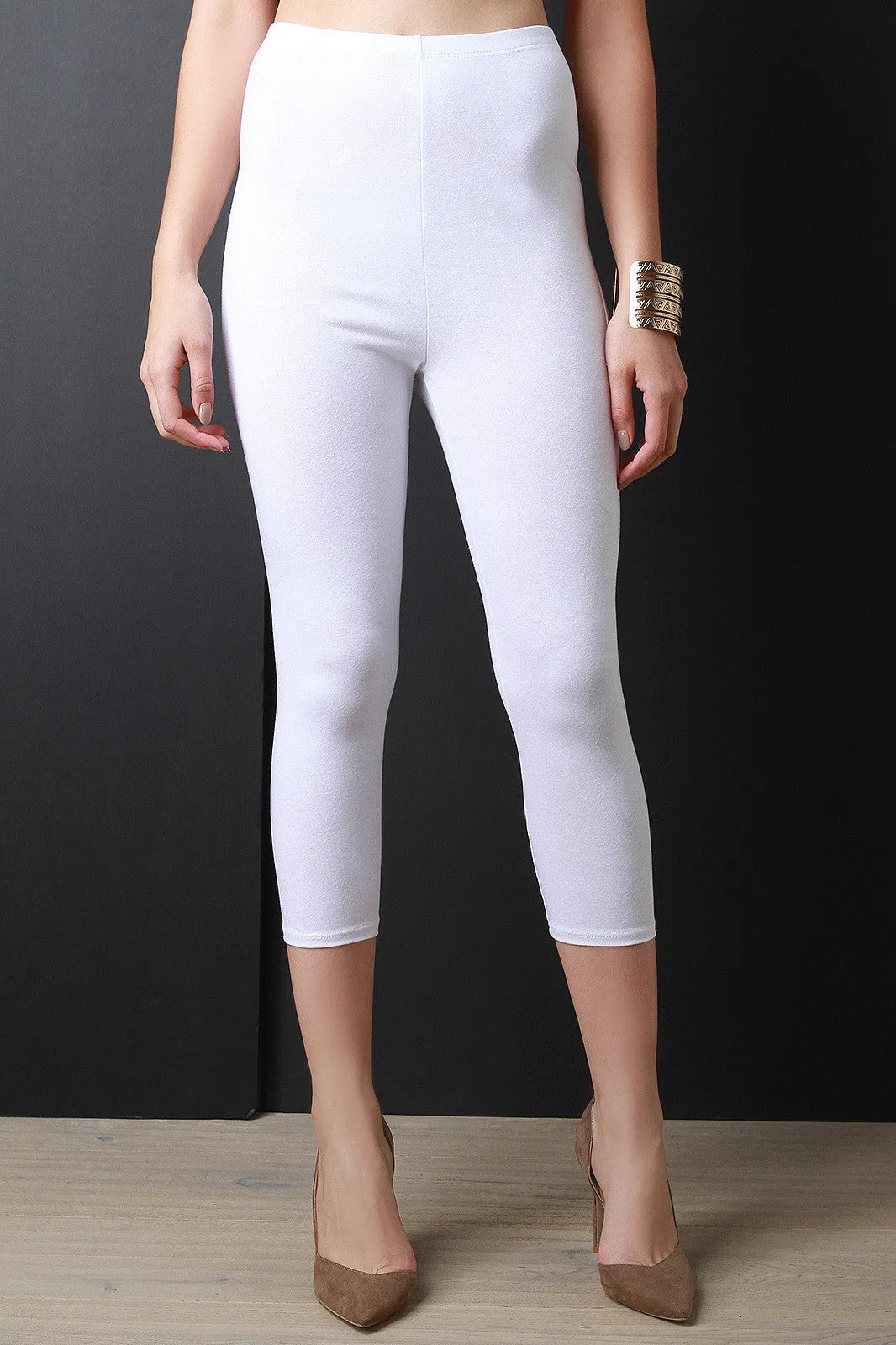 High Waisted Capri Leggings