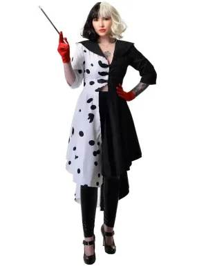 Hooded Dalmatian Diva Womens Plus Size Costume