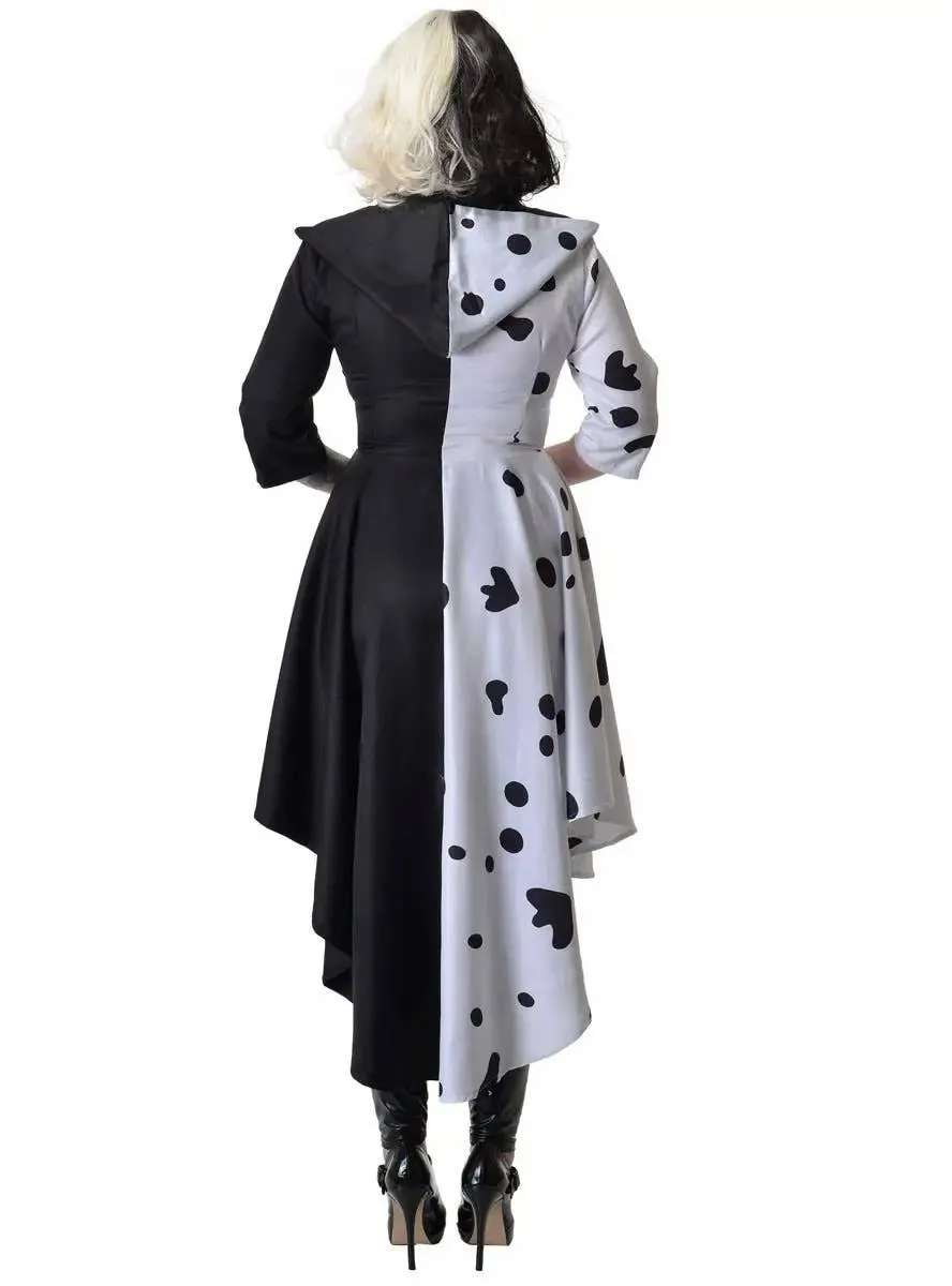 Hooded Dalmatian Diva Womens Plus Size Costume