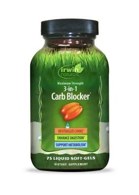 Irwin Naturals 3-in-1 Carb Blocker 75 Softgel