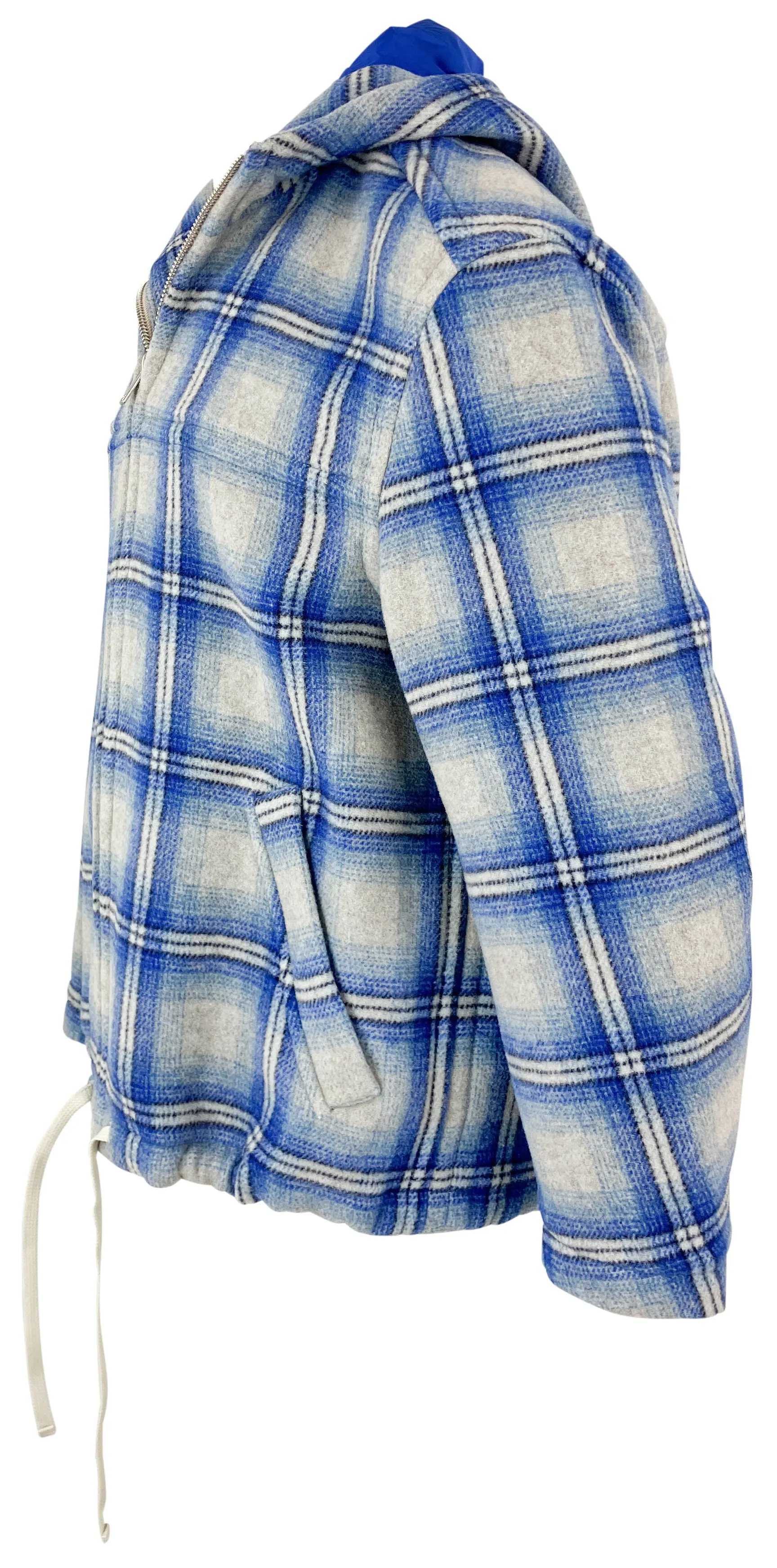 Isabel Marant Kurt Coat in Blue Plaid