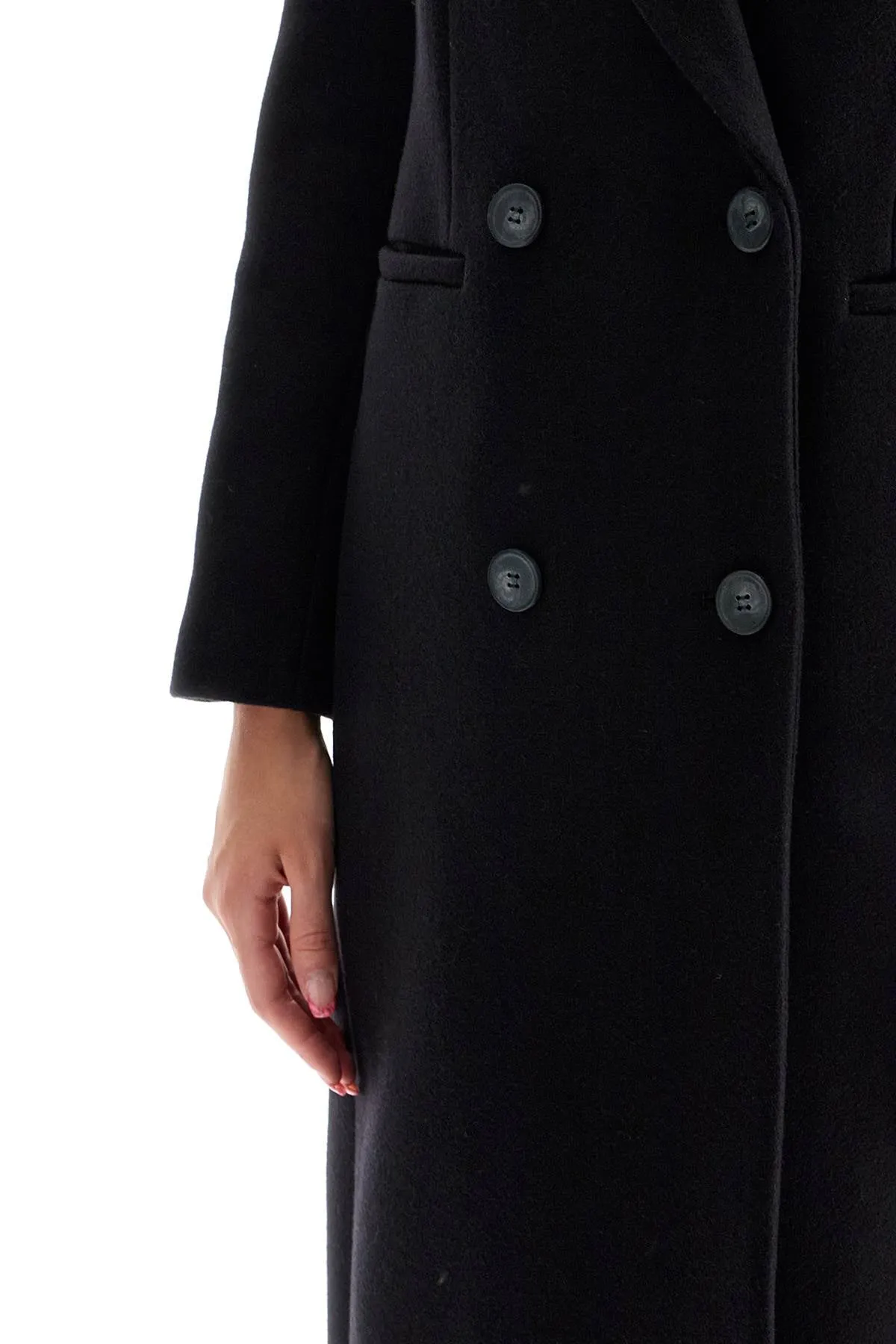 IVY OAK cayenne double-breasted wool coat