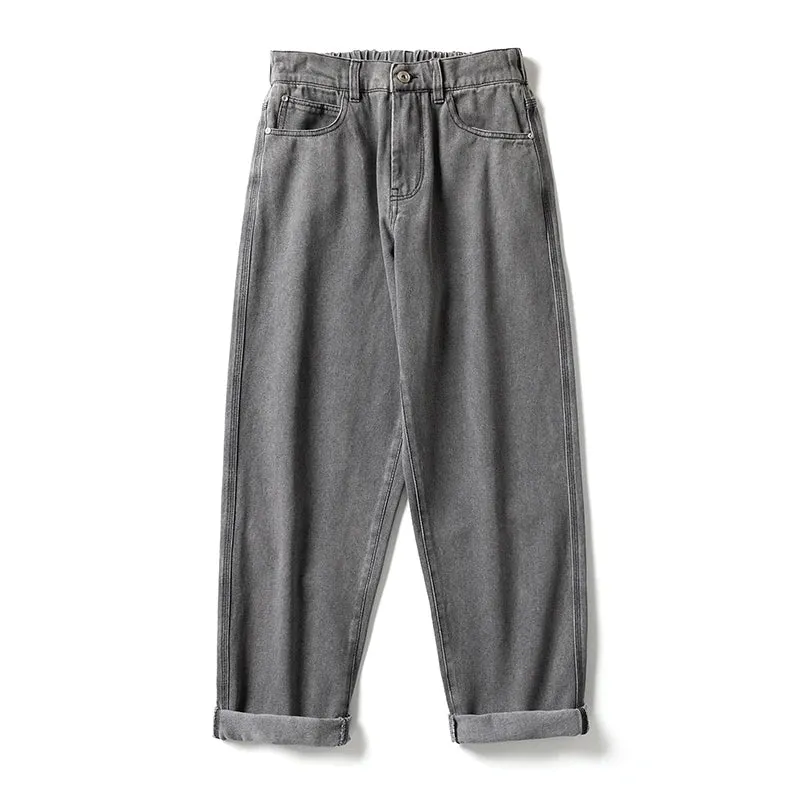 Japanese Streetwear Distressed Baggy Jeans For Men - High Quality Denim Cargo Pants