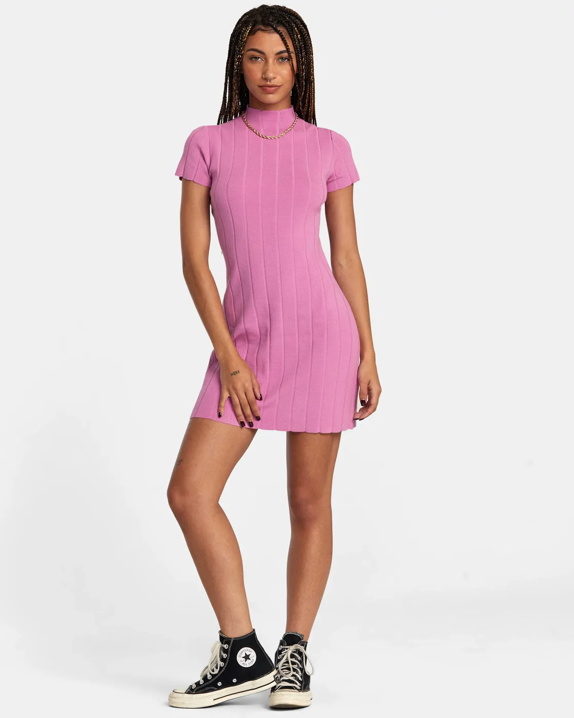 Jones Sweater Dress - Meta Pink