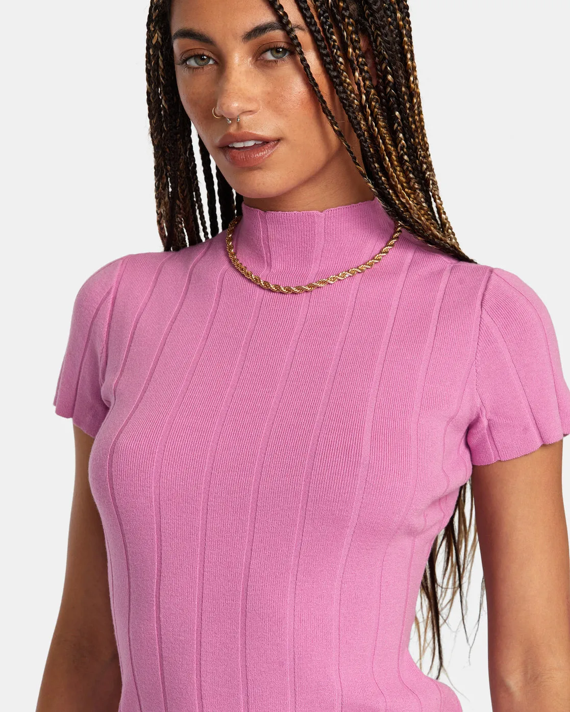 Jones Sweater Dress - Meta Pink