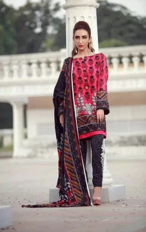 La Moderno by Lala - Embroidered Khaddar Wool Shawl Collection – 08B