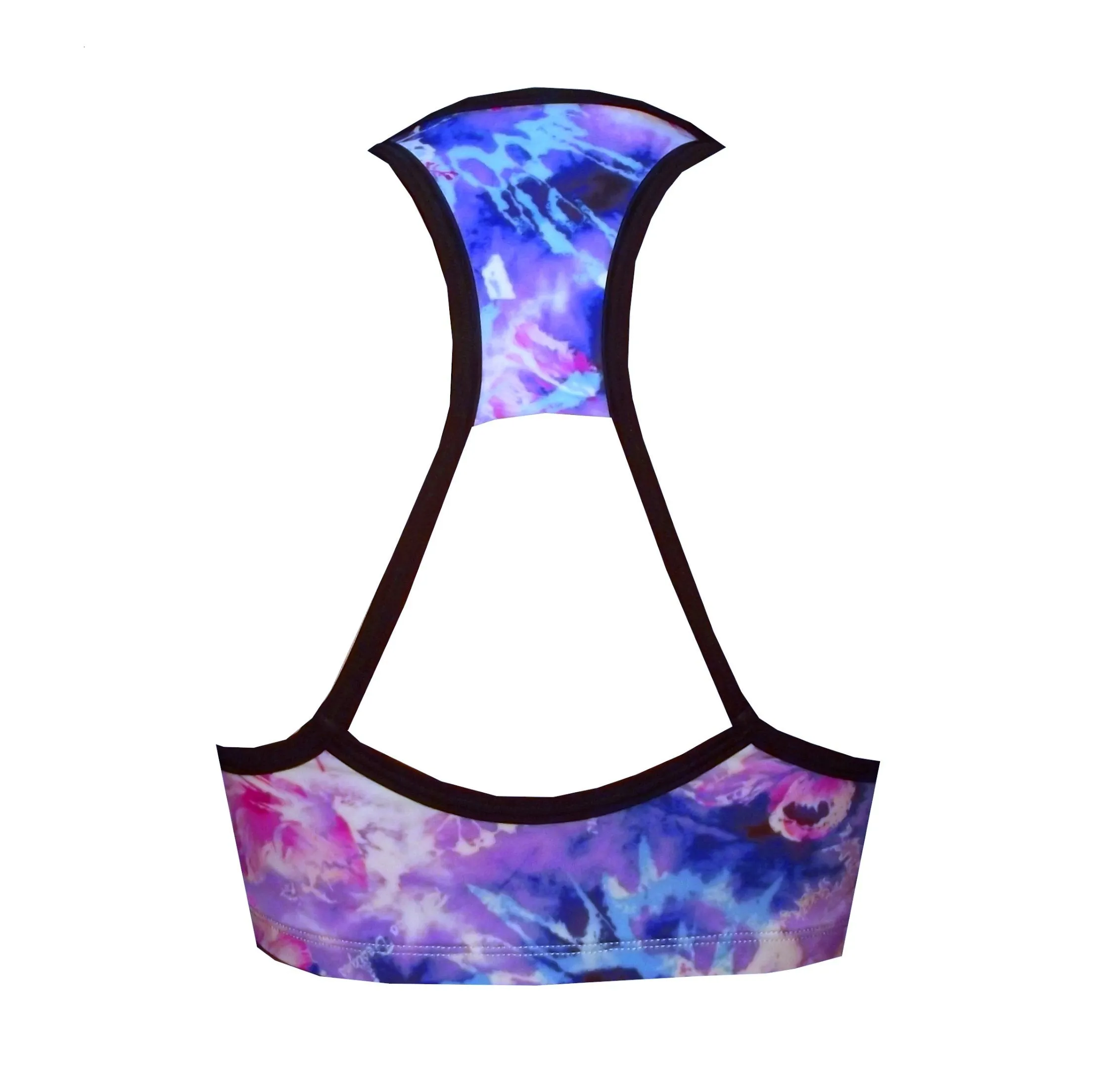 Ladder Crop Top in wet wildflower print BK87WW