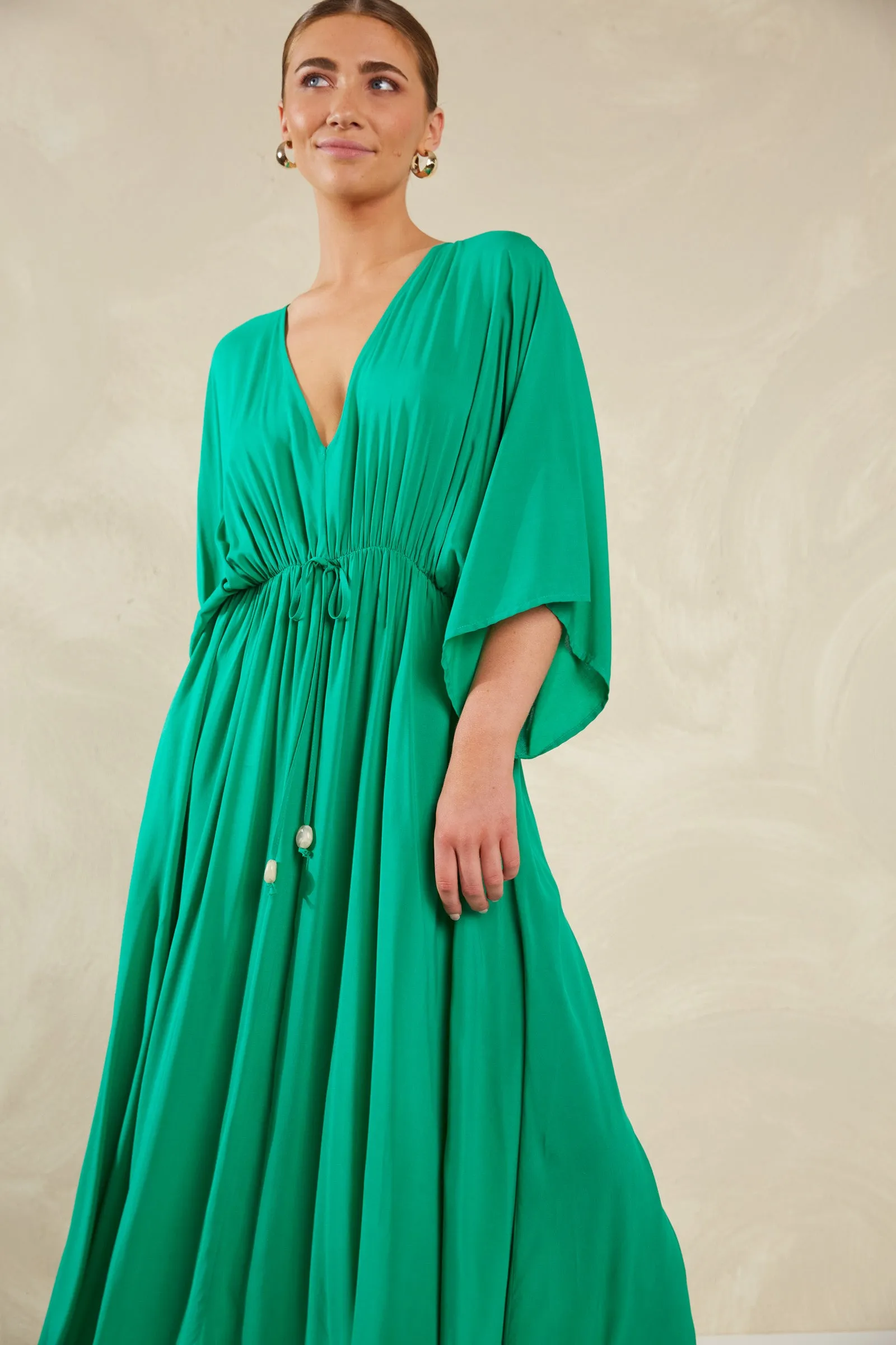 Lipari Tie Maxi Dress