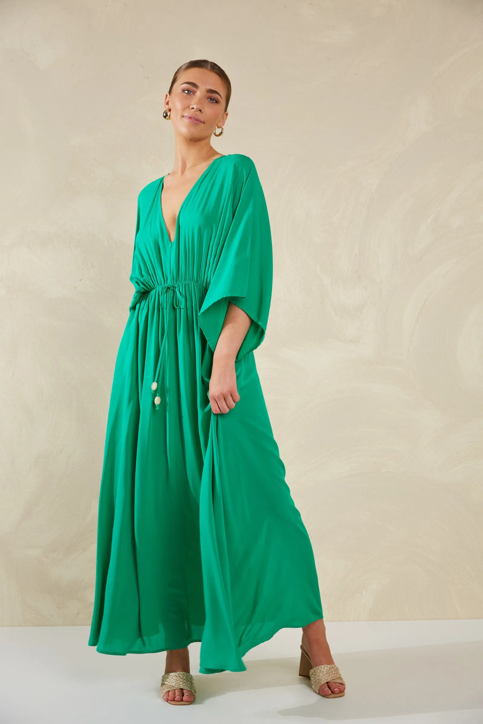 Lipari Tie Maxi Dress