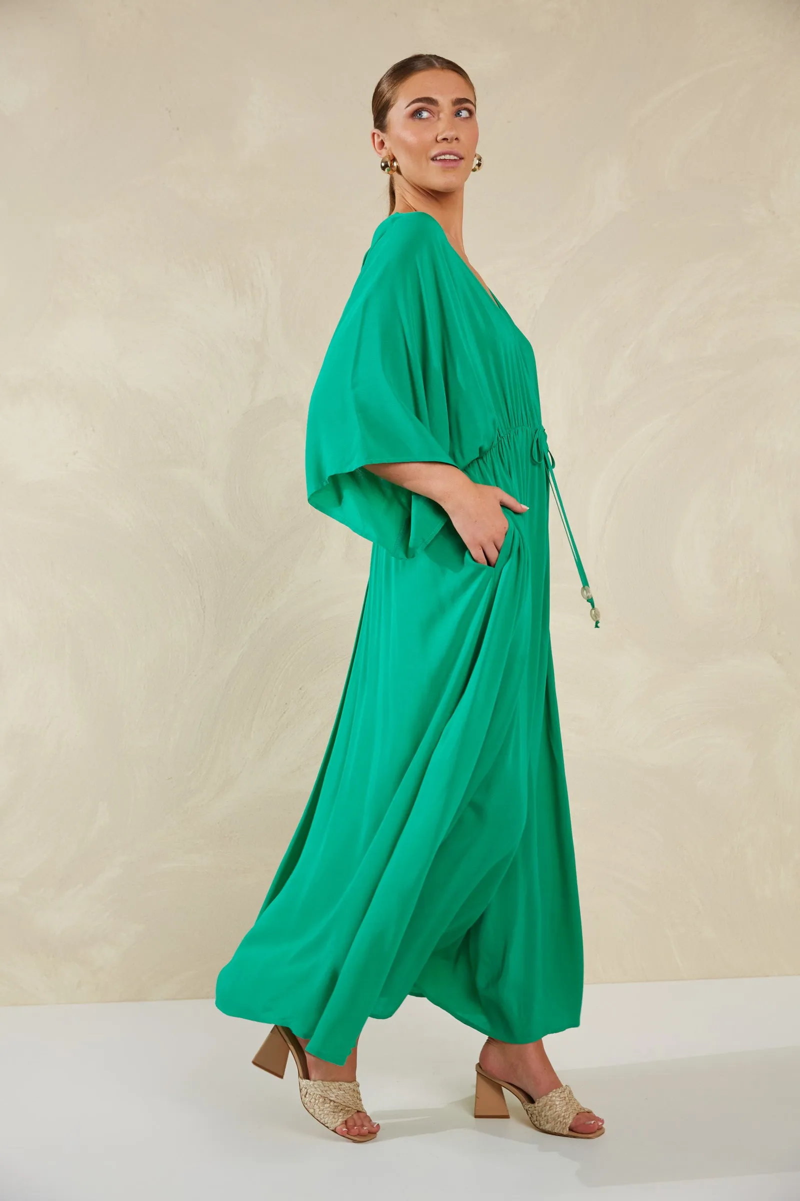 Lipari Tie Maxi Dress