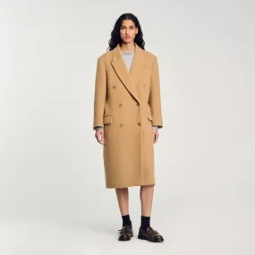 Long Wool-Blend Coat