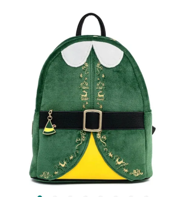 Loungefly Elf Buddy Cosplay Mini Backpack