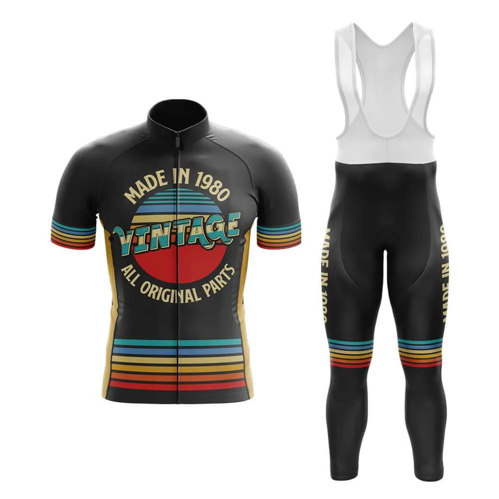 Made in 1980 Vintage Club Cycling Kit