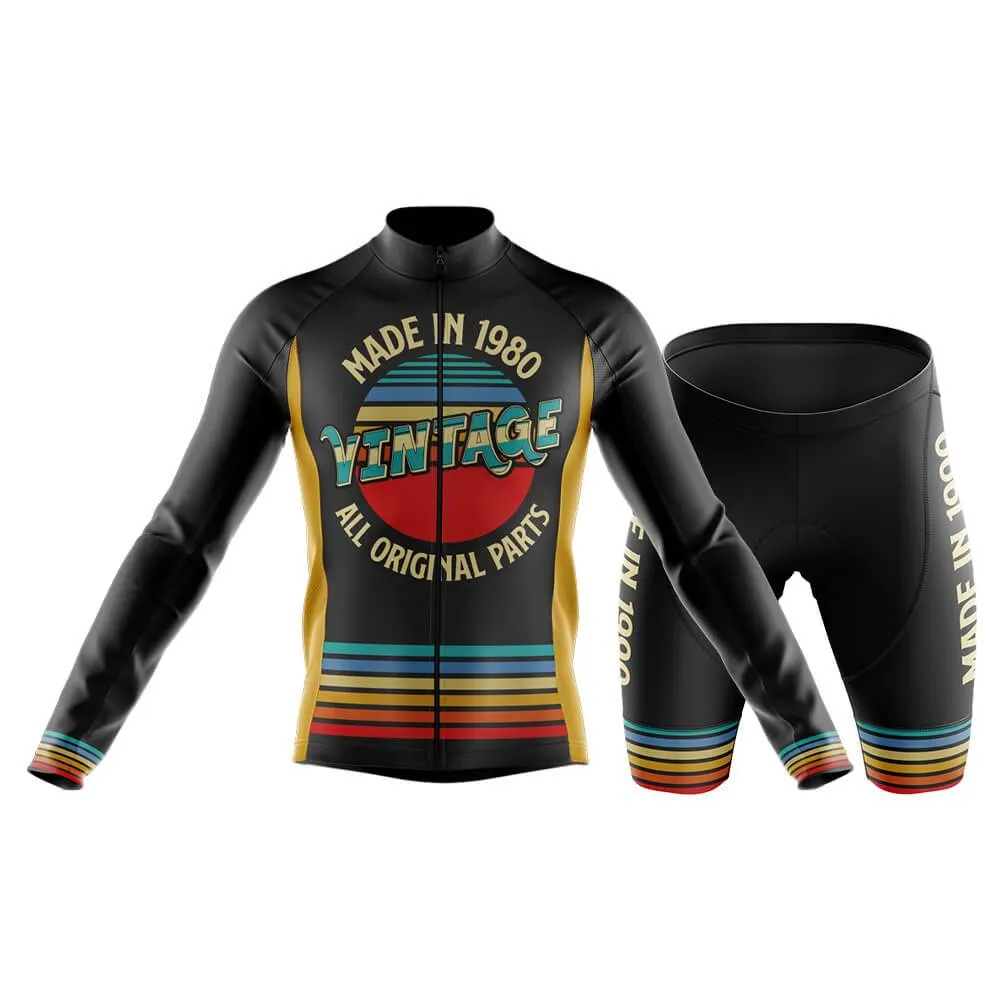 Made in 1980 Vintage Club Cycling Kit