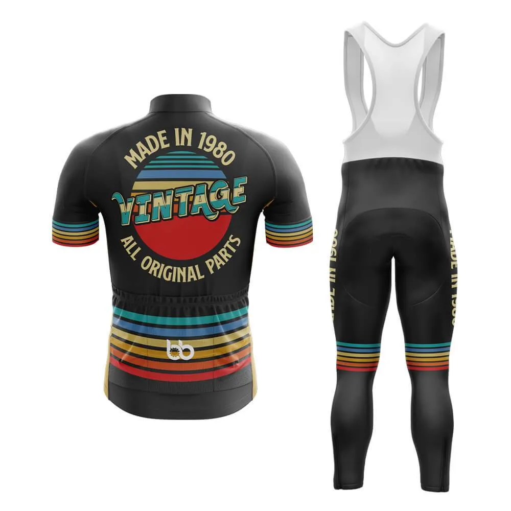 Made in 1980 Vintage Club Cycling Kit