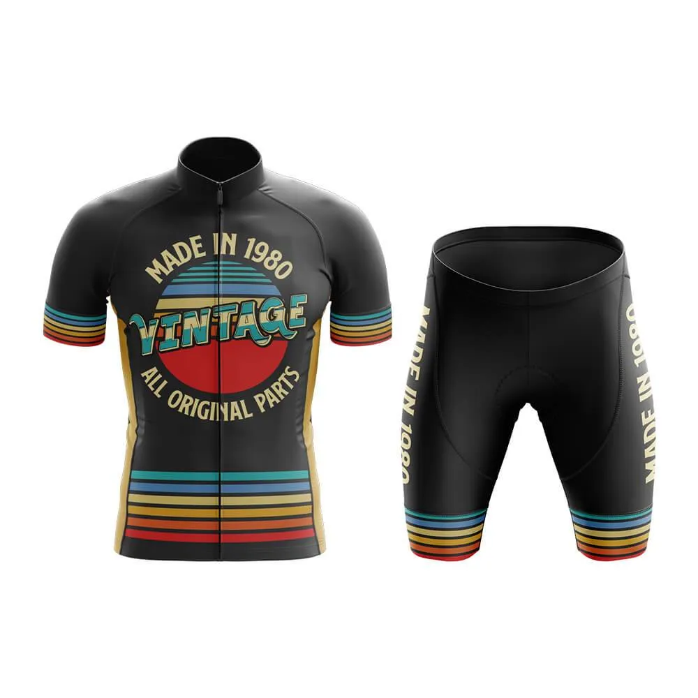 Made in 1980 Vintage Club Cycling Kit