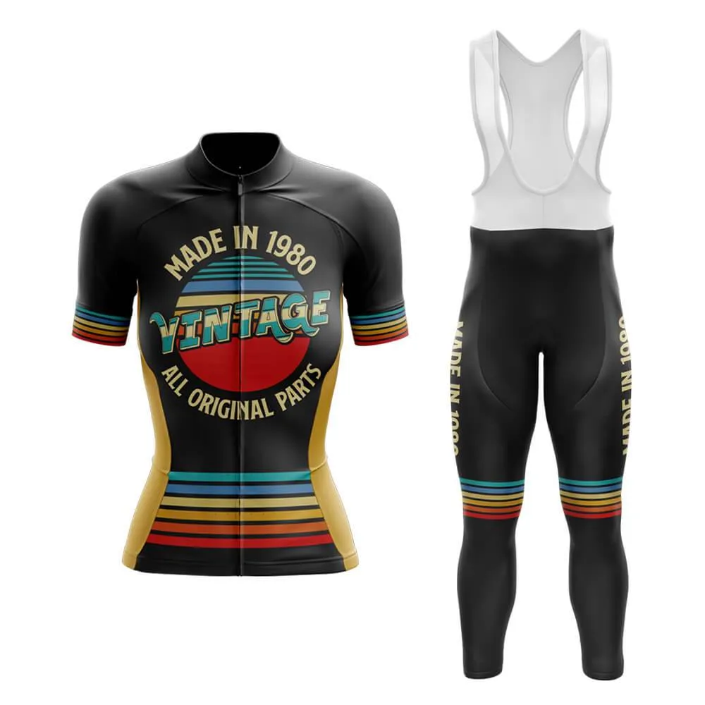 Made in 1980 Vintage Club Cycling Kit