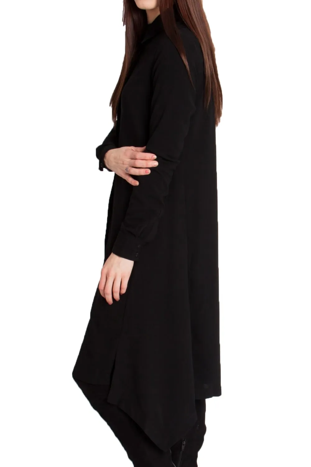 Maxi Longline Shirt Dress