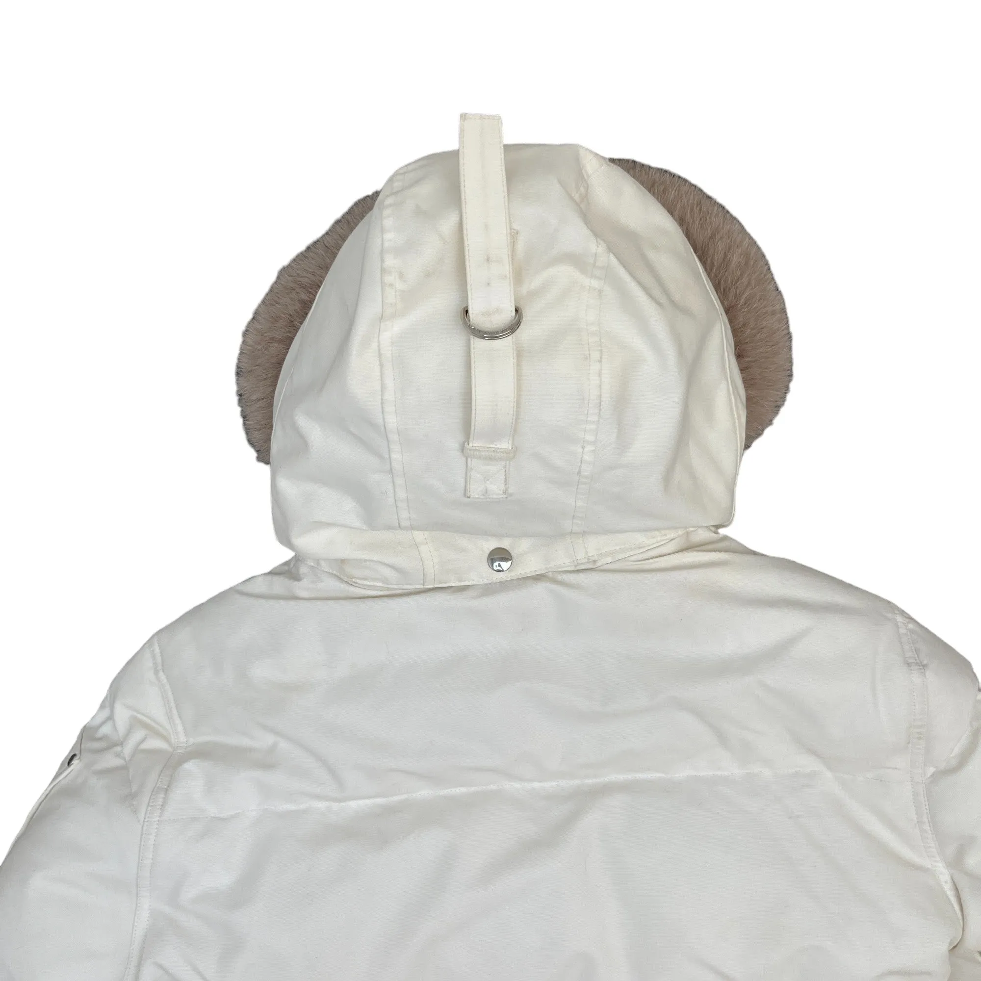 Men's 3Q Parka Jacket White Size XL