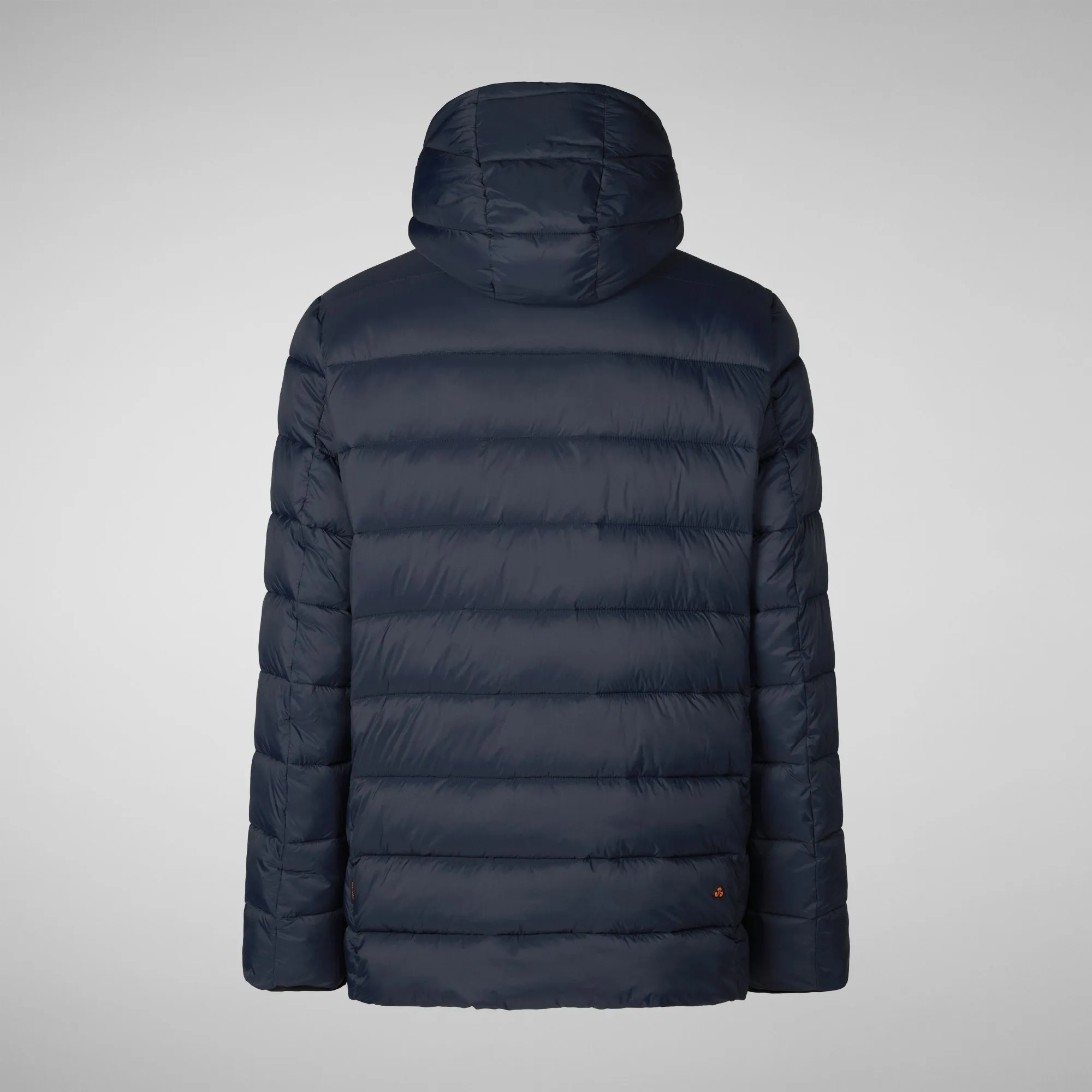 Men's animal free hooded Animal free Puffer jacket Lyle in blue black