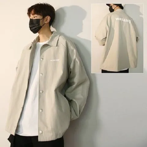 Men's Bomber Jacket Casual Clothes Korean Fashion Safari Style Jacket Multi-pocket 2022 New Men's Autumn Clothes Oversized Coat