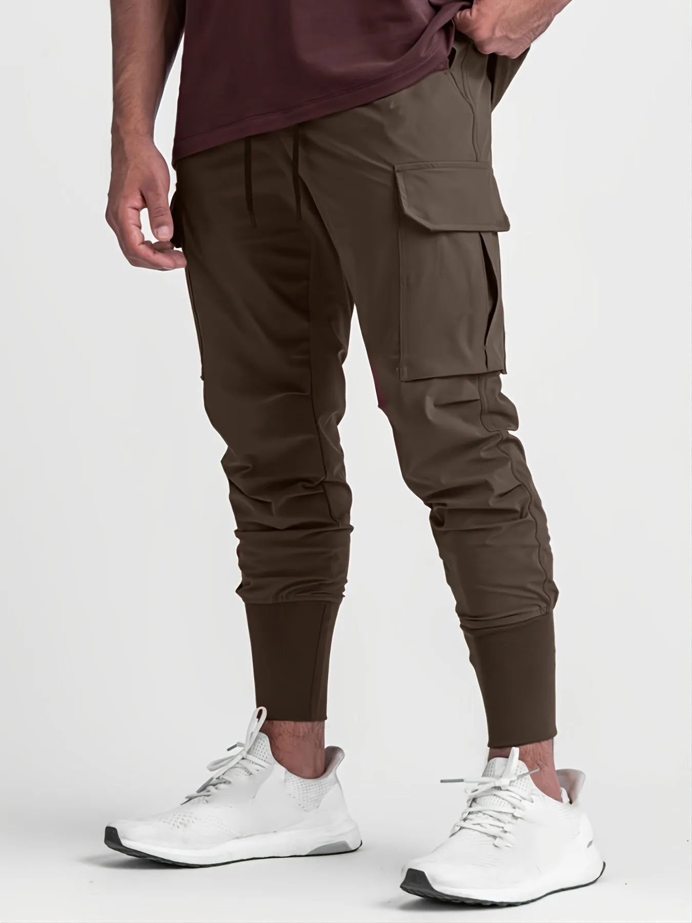 Men's Casual Cargo Sports Pants For Running Training