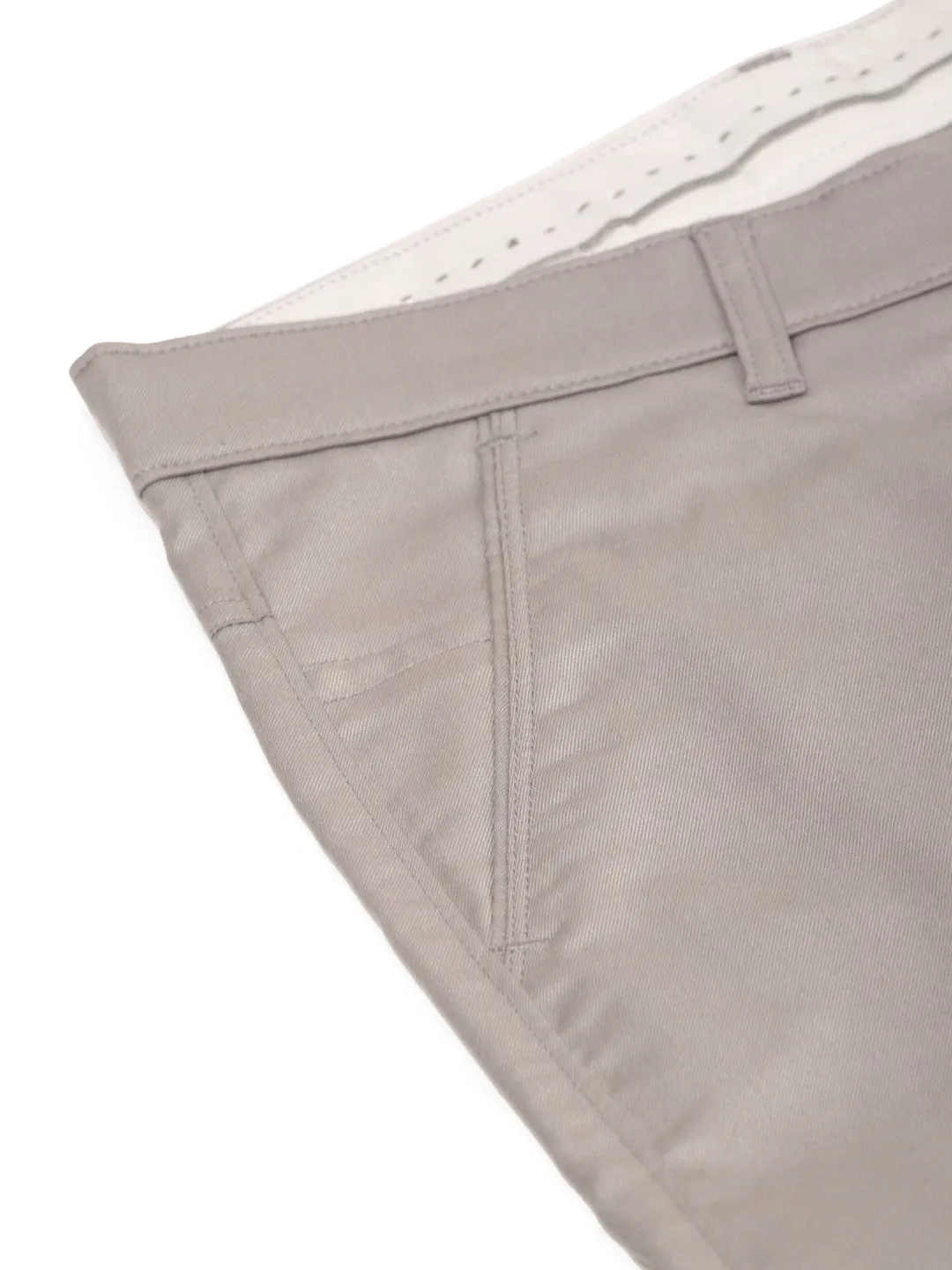 Men's Casual Cotton Solid Cargo Pants ( KGP 154 Light-Grey ) - Jainish