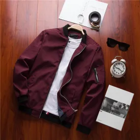 Men's Slim Fit Bomber Jacket