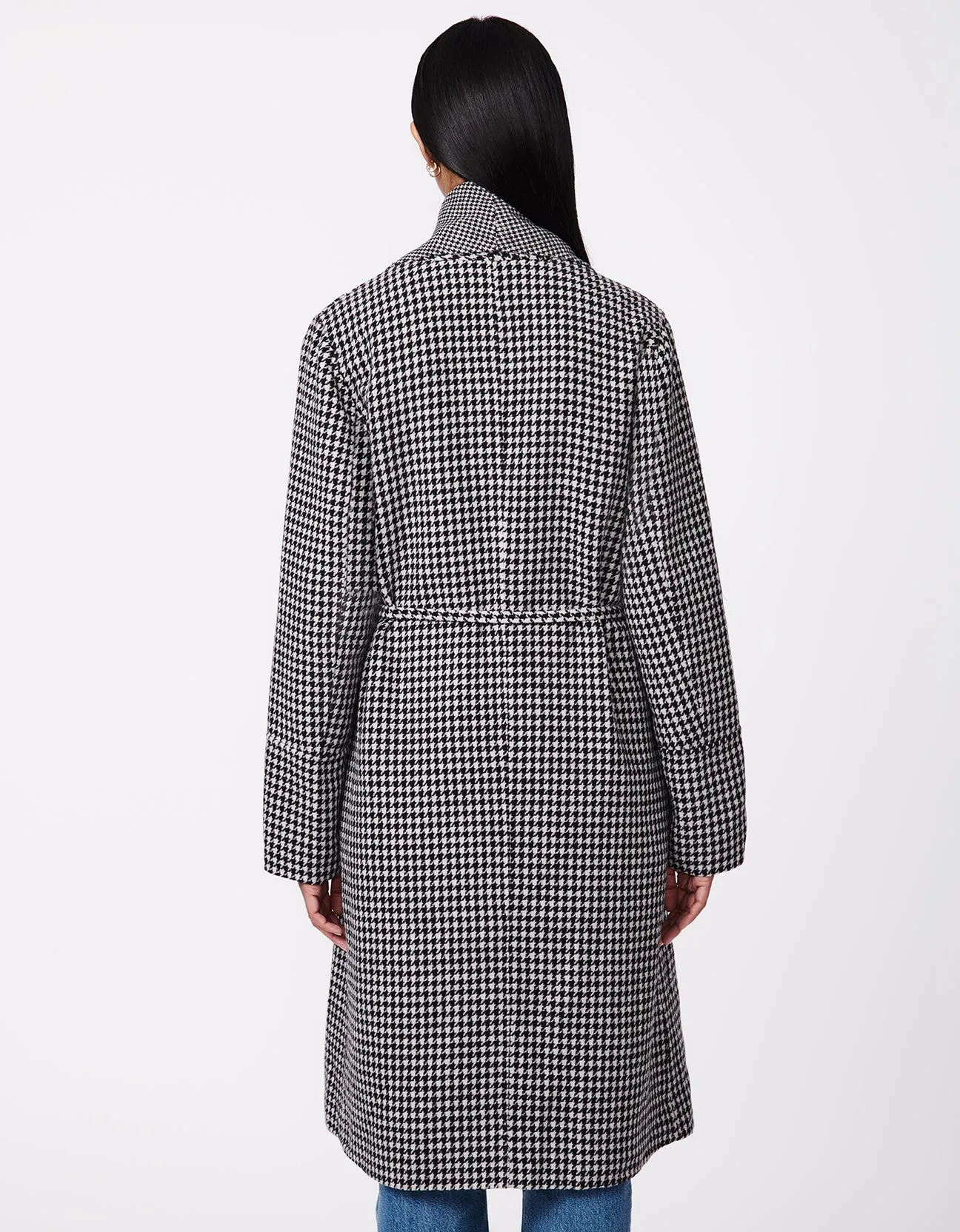 Metro Print-Mix Wool Coat