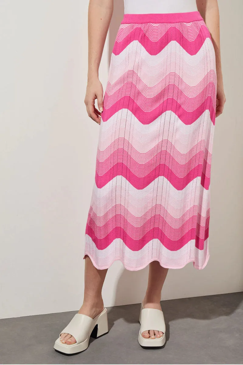 Missy Midi Pencil Skirt | Pink