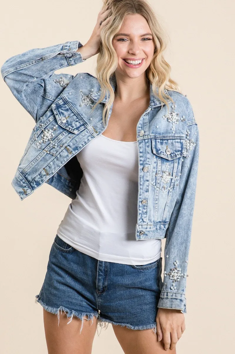 Mrs Jean Jacket | Bride Jean Jacket | Denim Jacket | Personalized | Bridal Gift