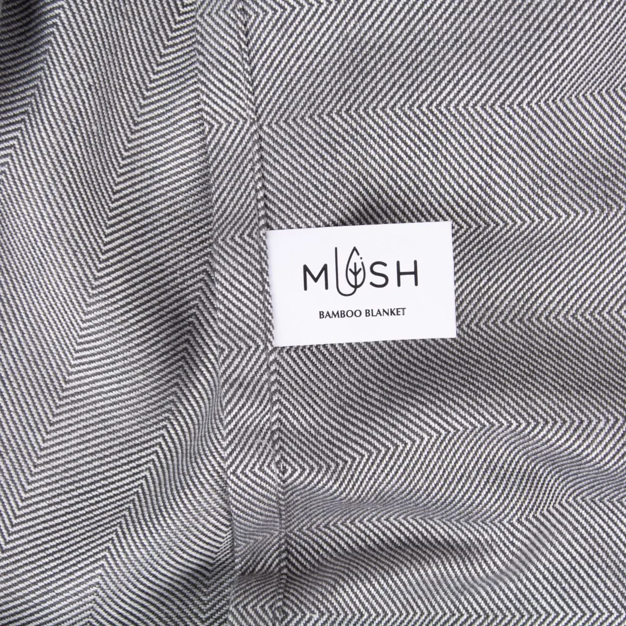 Mush Ultra-Soft, Light weight & Thermoregulating, All Season 100% Bamboo Blanket & Dohar (Light Grey, Small - 3.33 x 4.5 ft)