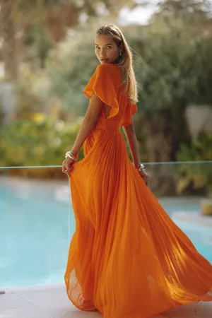 NATASSIA MAXI DRESS - ORANGE