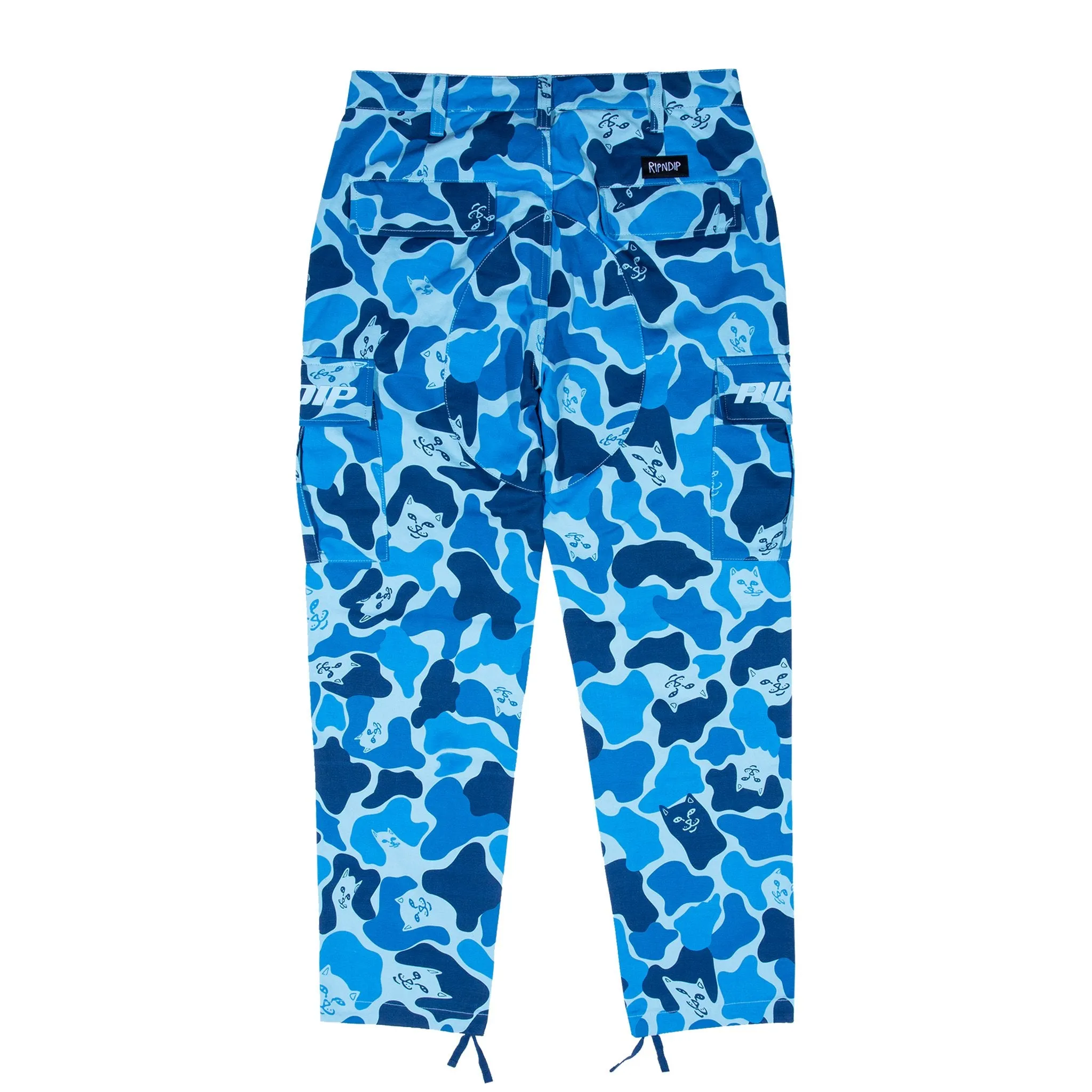 Nerm Camo Cargo Pants (Blue)