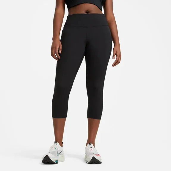 Nike Fast Womens Mid-Rise Crop Running Leggings