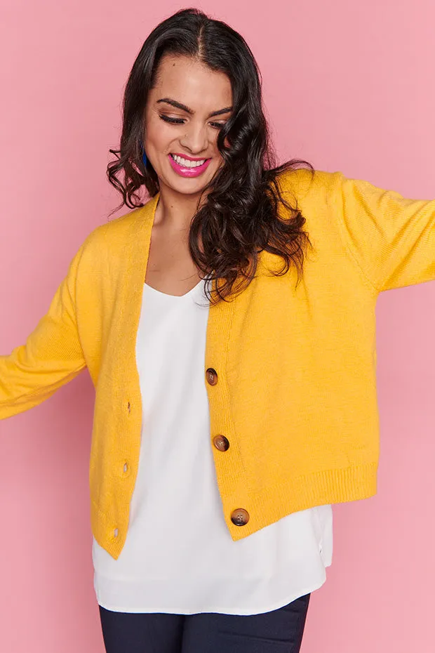 Norma Yellow Cardi