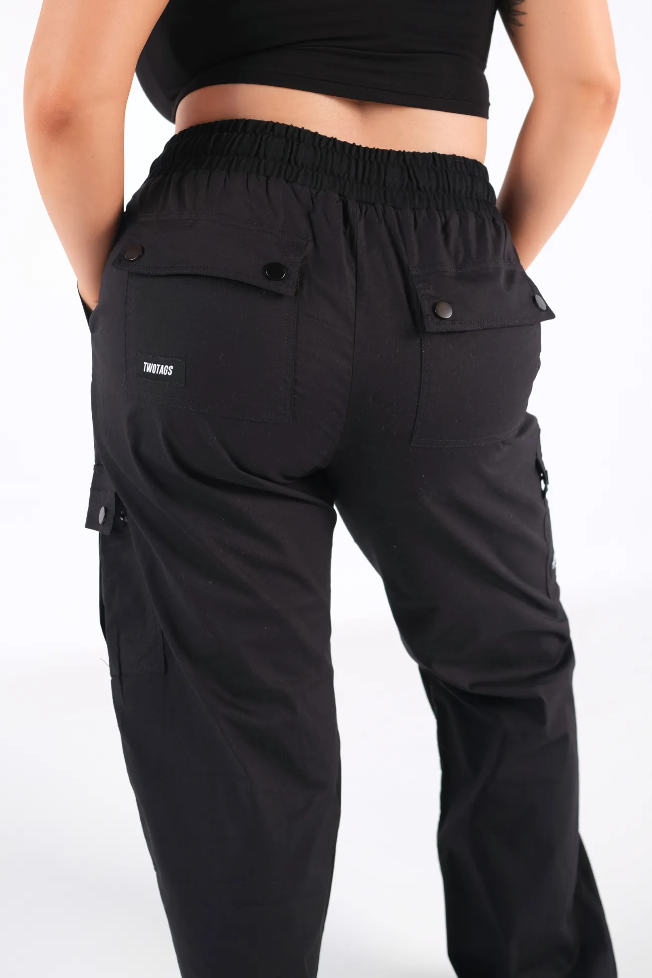 Off Duty Cargo Pants -  Black