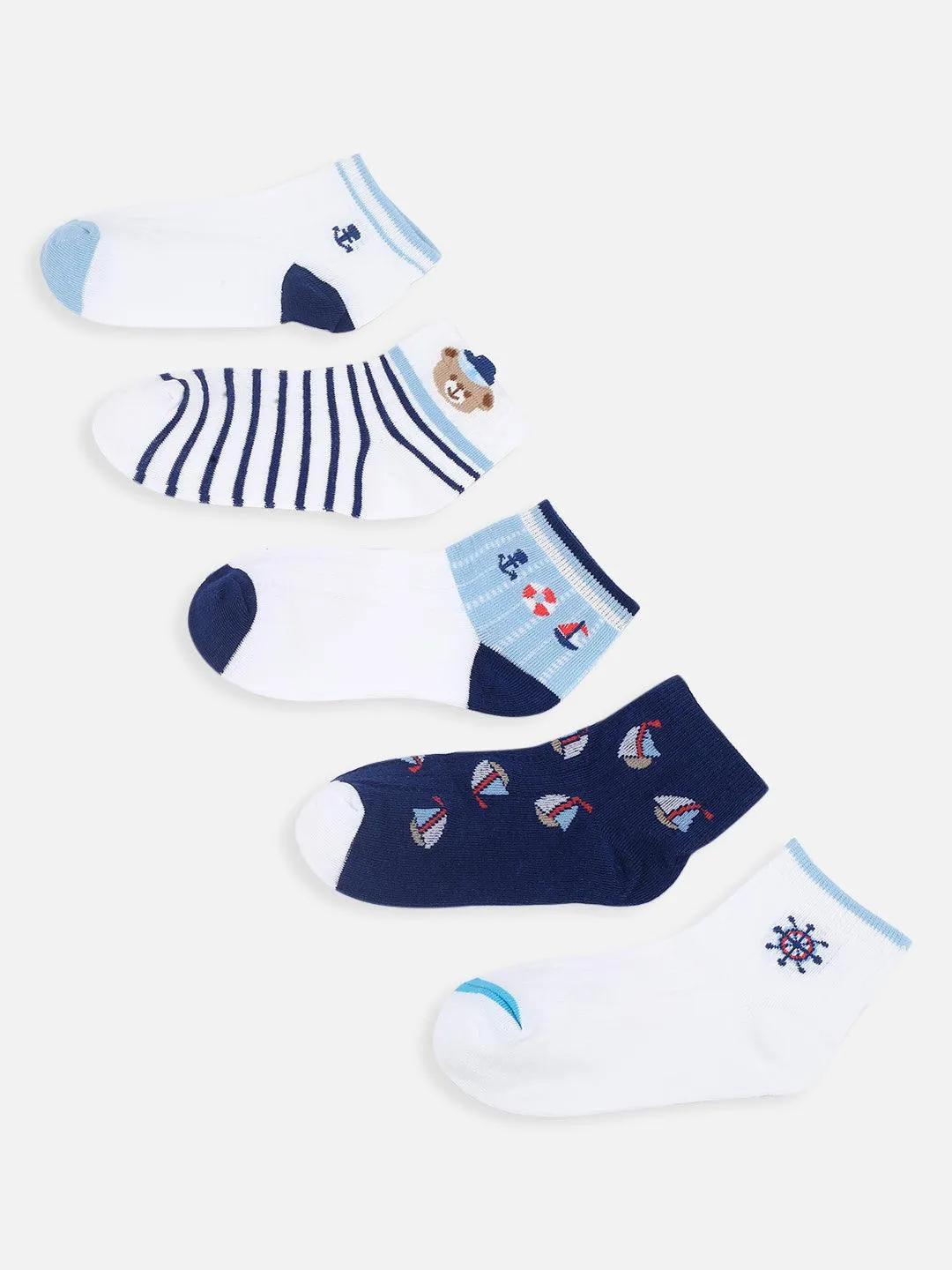 One Friday Multi Stripes Socks Pack Of 5