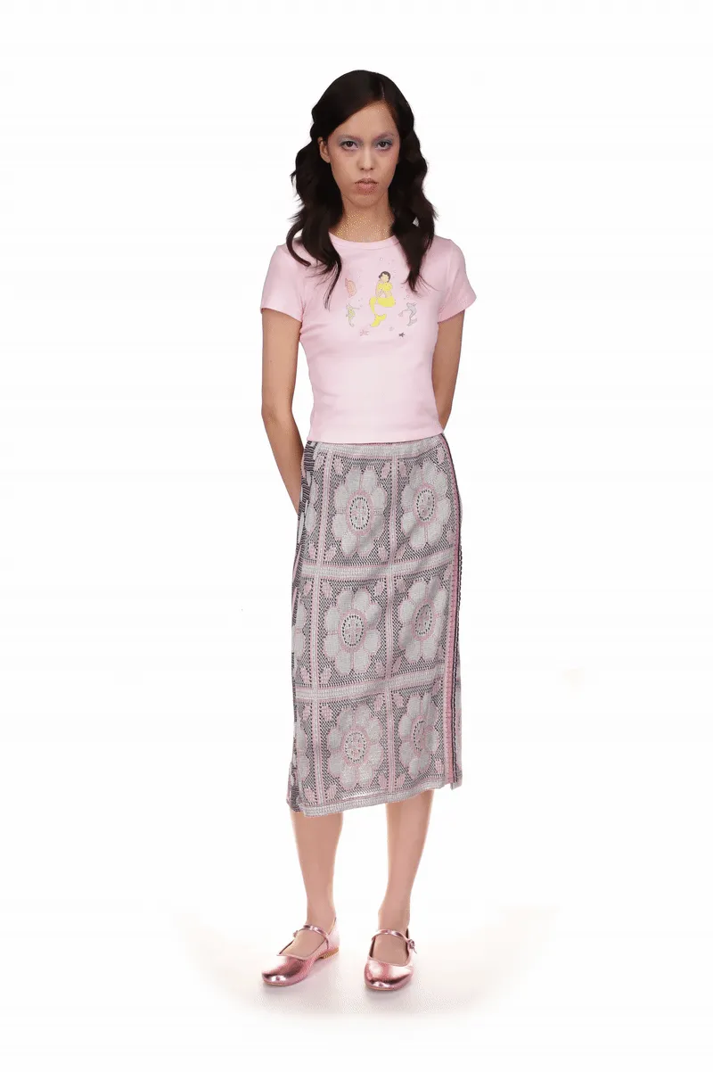 Opalescent Knit Skirt