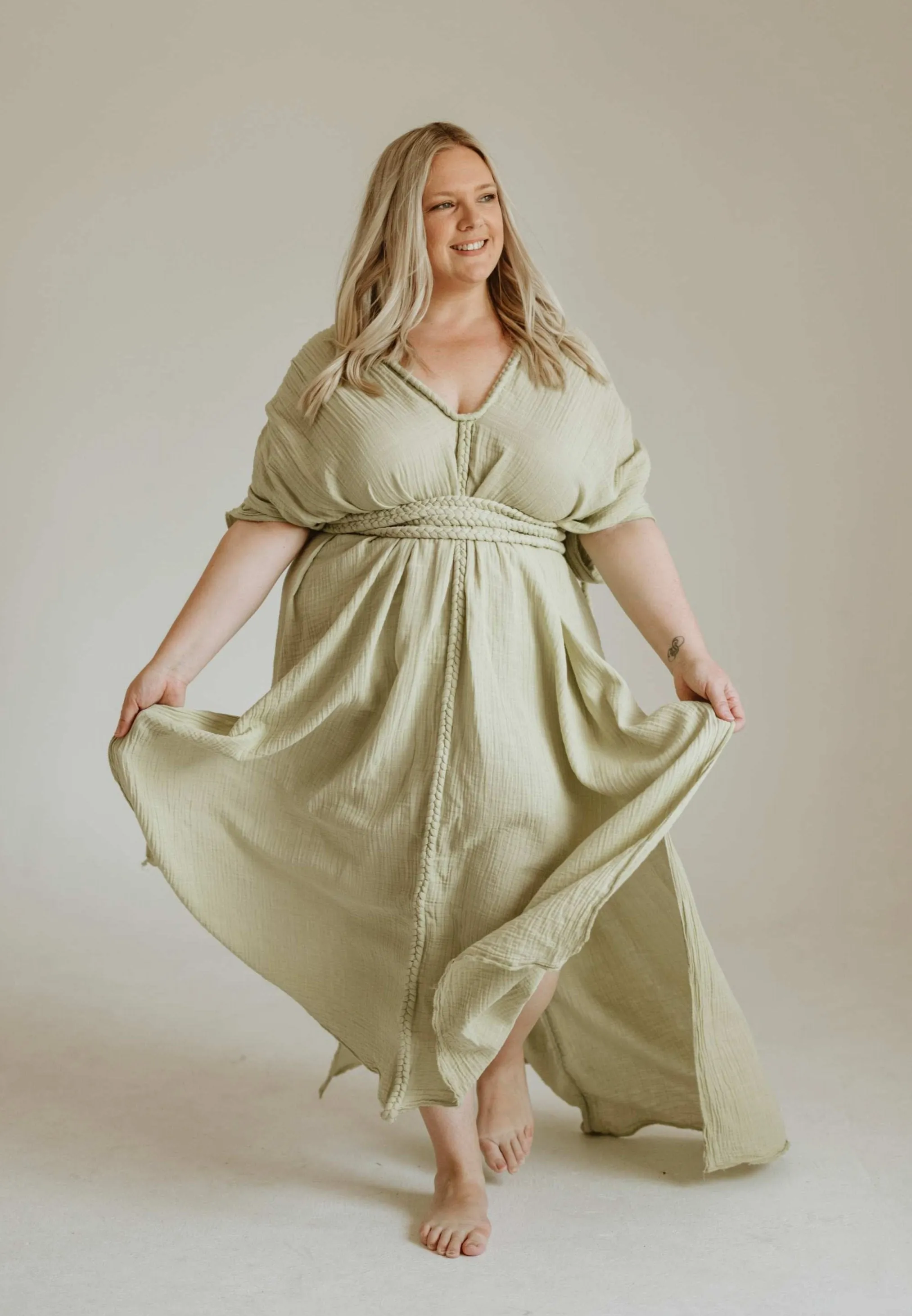 Ophelia Maxi Dress - Pistachio