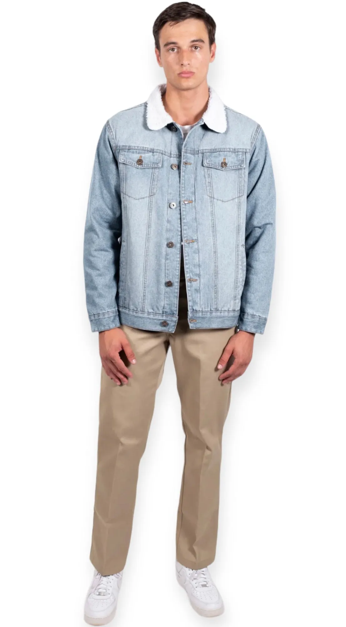 Original Sherpa Denim Trucker Jacket