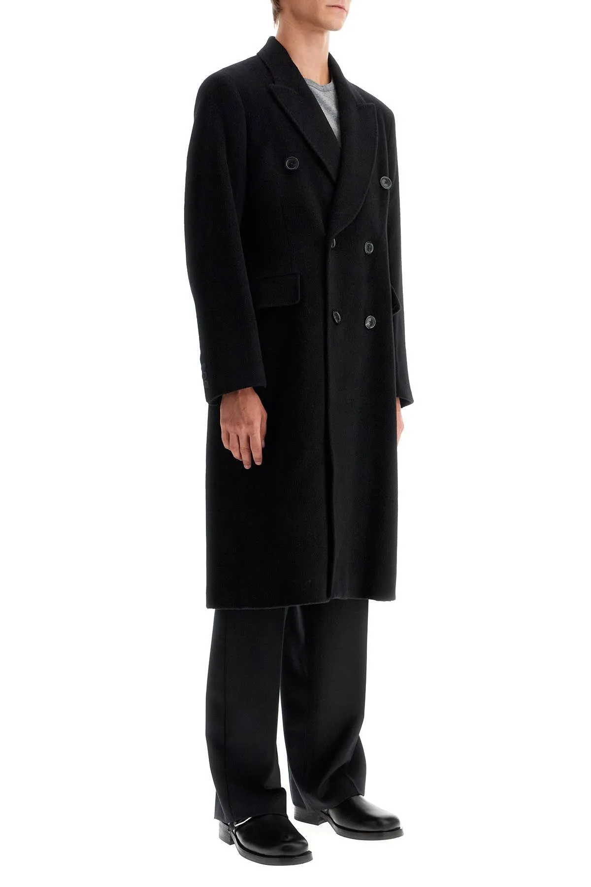 OUR LEGACY whale wool and mohair coat