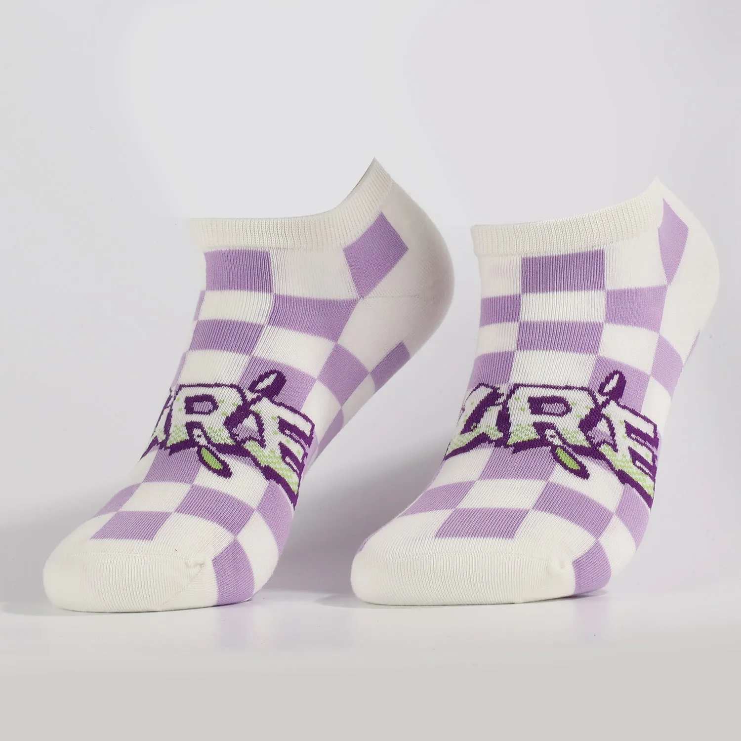 Pastel Check Socks